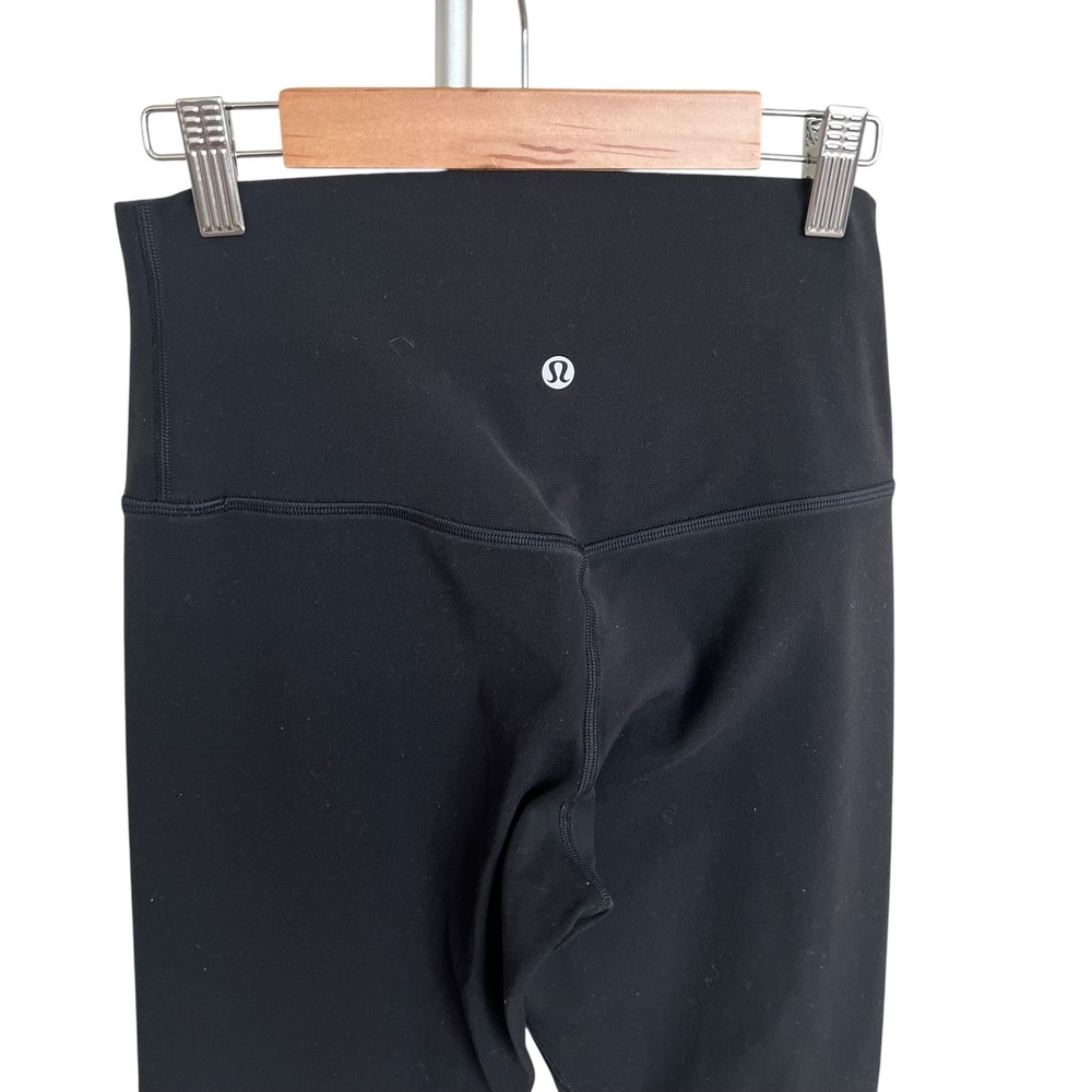 Lululemon Align High Rise Black Leggings 31" SZ 6 Yoga Gym Athletic Pilates - Picture 4 of 8